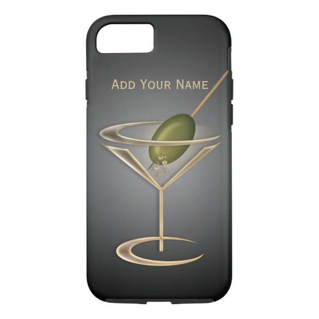 Cute Cocktails Personalized Case-Mate iPhone Case (Back)