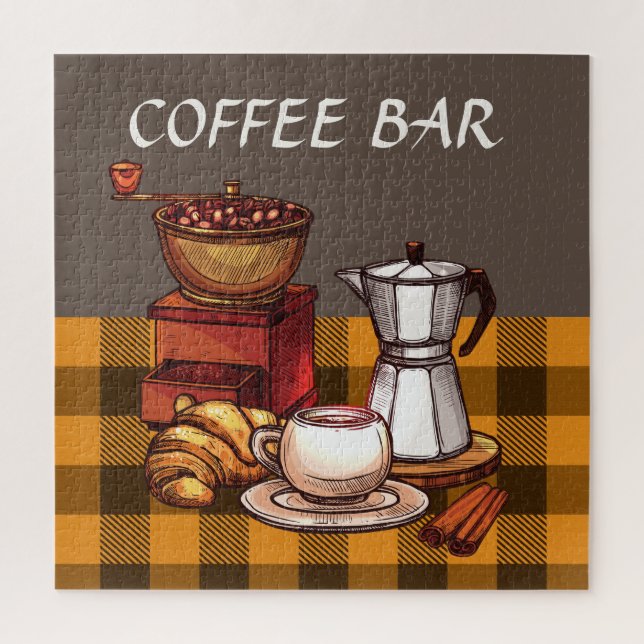 Cute coffee bar decor jigsaw puzzle (Vertical)