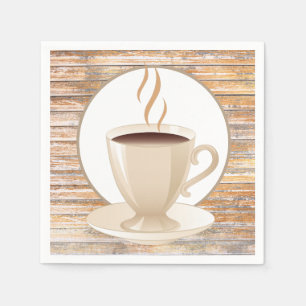 Cute coffee bar paper napkin