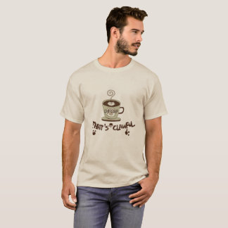 Cute coffee cat tee