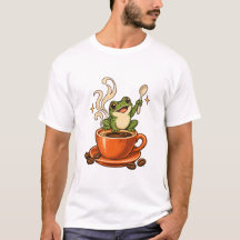 Cute Coffee Frog Vintage Espresso