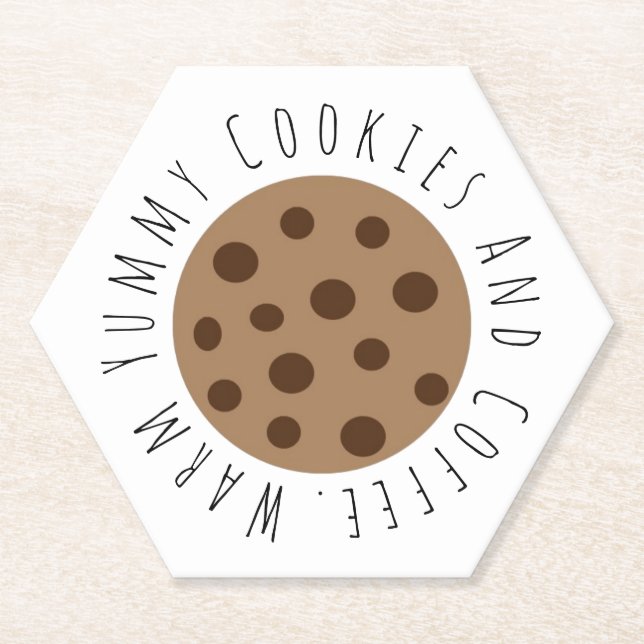 Cute Coffee Paper Coasters (Front)