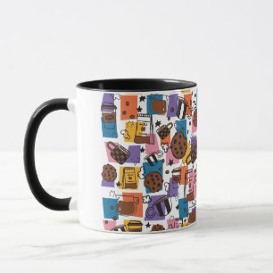 Cute Coffee Pattern – Colourful Coffee Lover  Mug