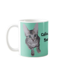 Cute Coffee Please Kitty