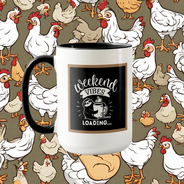 cute coffee sloth add monogram mug (Creator Uploaded)