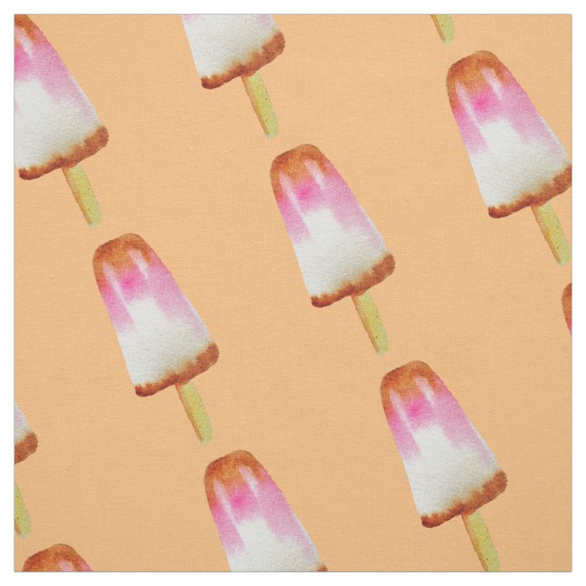 Cute cola ice-block popsicles sweet art fabric (Swatch)