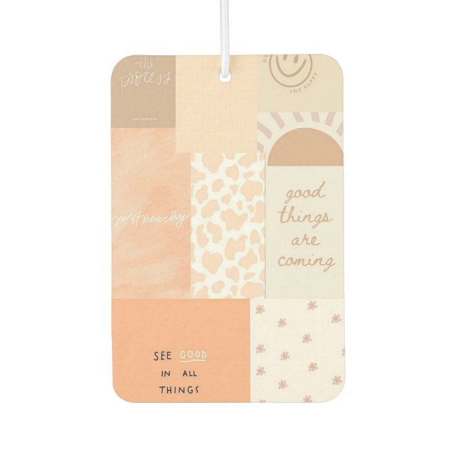 Cute Collage Air Freshener (Front)