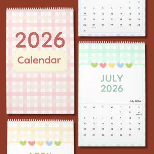 Cute & Colorful 2026 Calendar