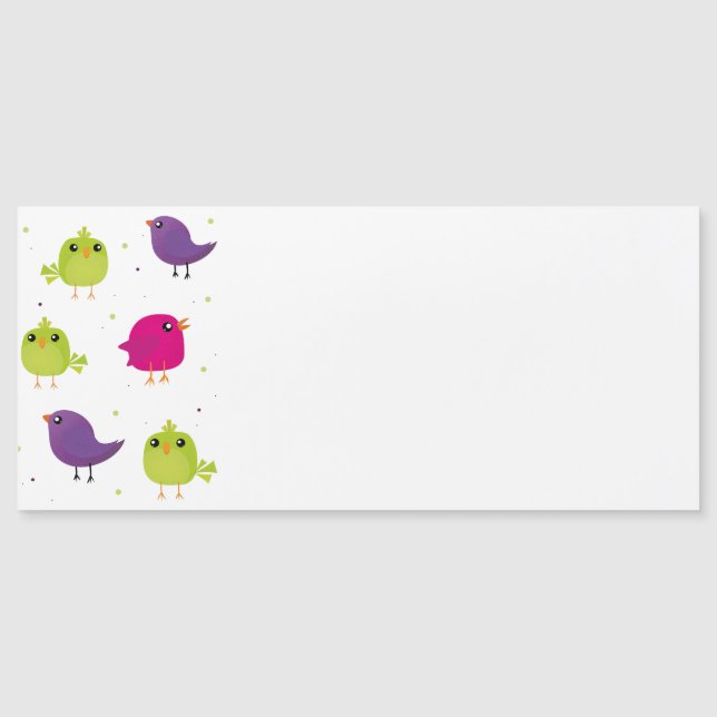 Cute colorful birds   (Front)