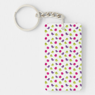 Cute colorful birds  keychain