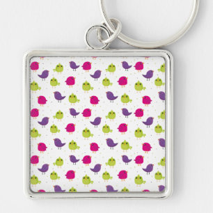 Cute colorful birds  keychain