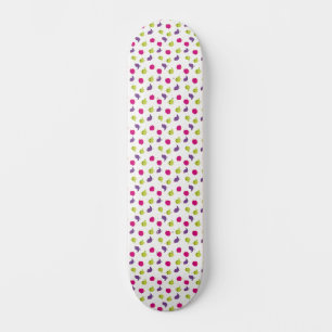 Cute colorful birds  skateboard