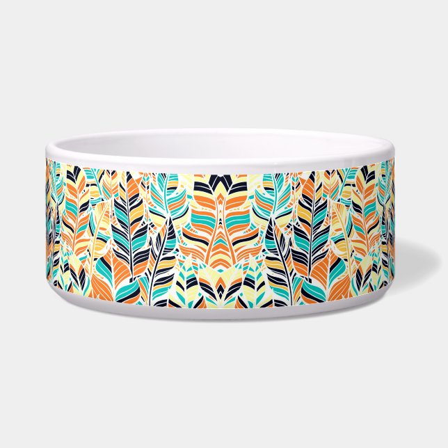 Cute colorful boho leaves pattern (Front)
