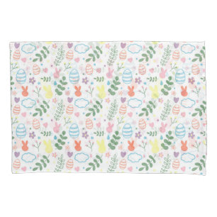 Cute Colorful Easter Pillowcase