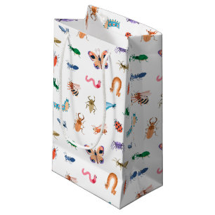 Cute Colorful Insect Pattern Small Gift Bag