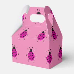 Cute colorful ladybugs ,lucky charm favor box