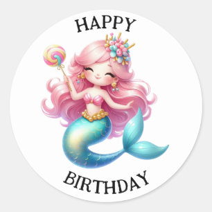 Cute Colorful Mermaid Stickers