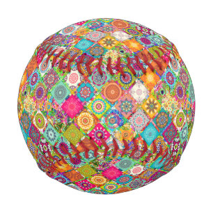 Cute colorful seamless decorative pattern 3 ring b baseball