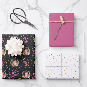 Cute Colorful Wrapping Paper Sheet