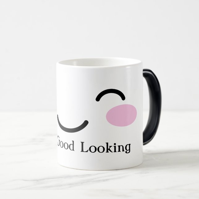Cute colour changing heat sensitive morphing mug (Front Right)