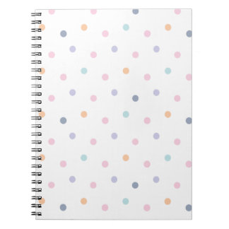 Cute Colour Dotsn Seamless Pattern  Notebook