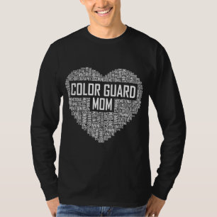 Cute Colour Guard Mom Gift Colorguard Marching Ban T-Shirt