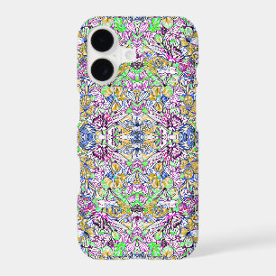 Cute colourful abstract flowers