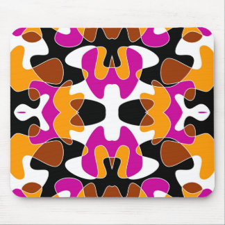 Cute colourful abstract fluid background design mouse pad