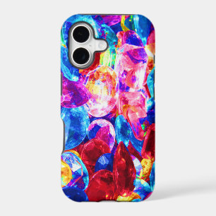 Cute colourful abstract jewellery texture