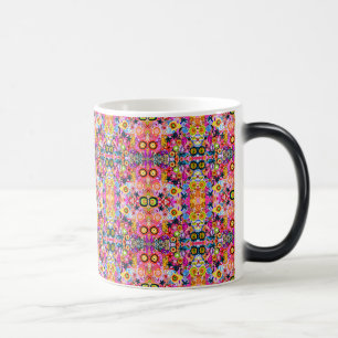 Cute colourful abstract nature insects magic mug