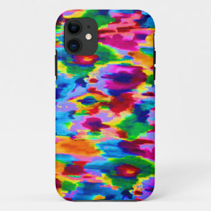 Cute colourful abstract painting design iPhone 11 case