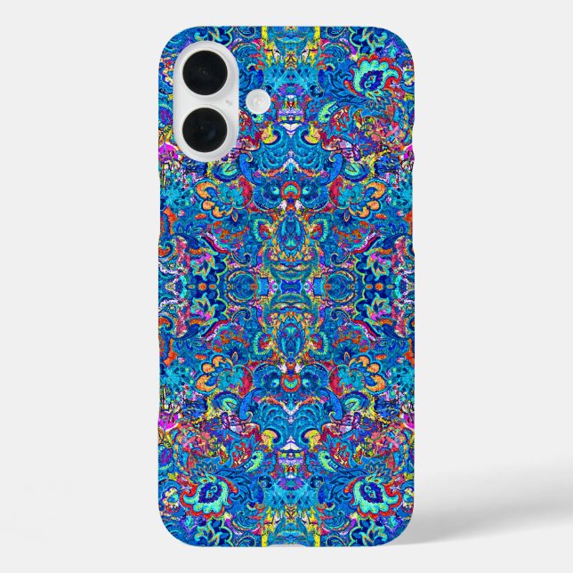 Cute colourful abstract painting flowers Case-Mate iPhone case (Back)