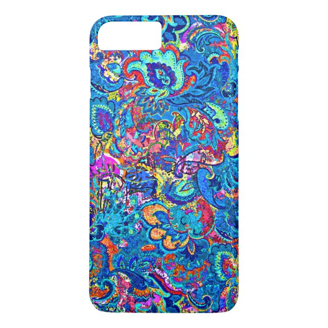 Cute colourful abstract painting flowers Case-Mate iPhone case (Back)