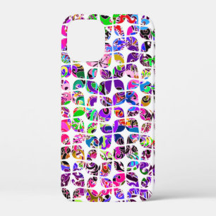 Cute colourful abstract sixties patterns iPhone 12 mini case