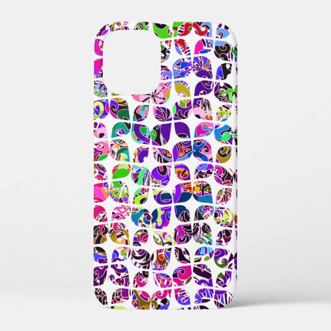 Cute colourful abstract sixties patterns Case-Mate iPhone case (Back)