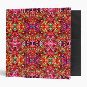 Cute colourful abstract swirl paint binder
