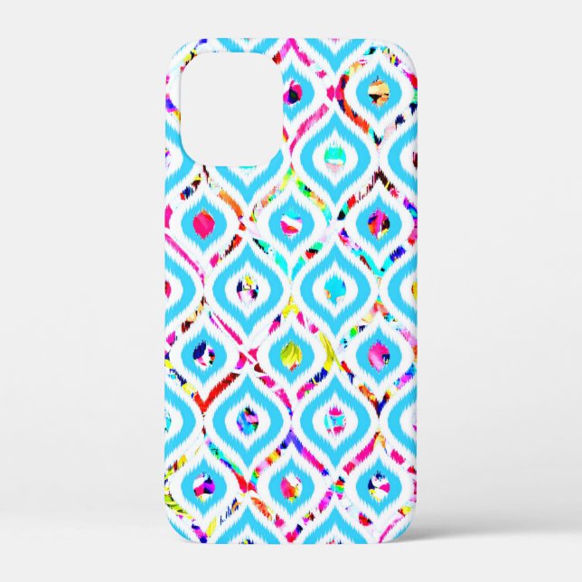 Cute colourful abstract zigzag patterns Case-Mate iPhone case (Back)