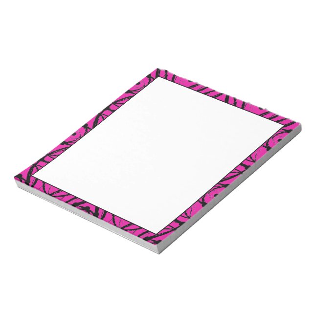 Cute Colourful Art Lines Notepad (Rotated)