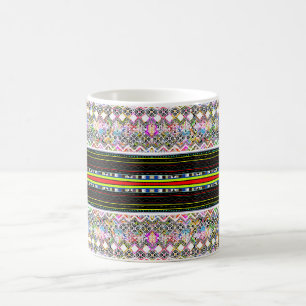 Cute colourful aztec tribal patterns magic mug