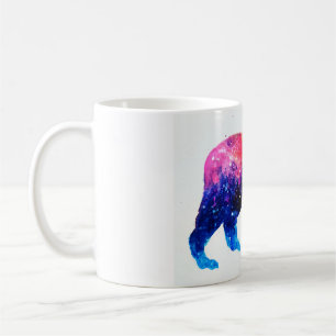Cute colourful bear coffee mug