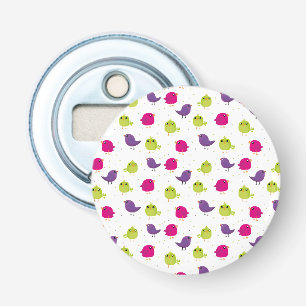 Cute colourful birds bottle opener