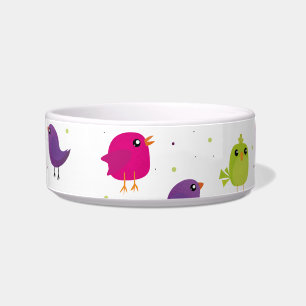 Cute colourful birds   bowl
