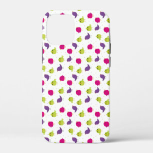 Cute colourful birds iPhone 12 mini case