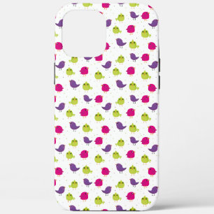 Cute colourful birds iPhone 12 pro max case