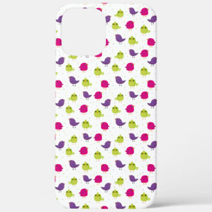 Cute colourful birds  iPhone 12 pro max case