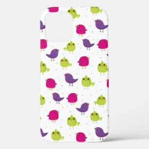 Cute colourful birds  iPhone 12 case