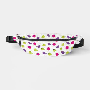 Cute colourful birds fanny pack