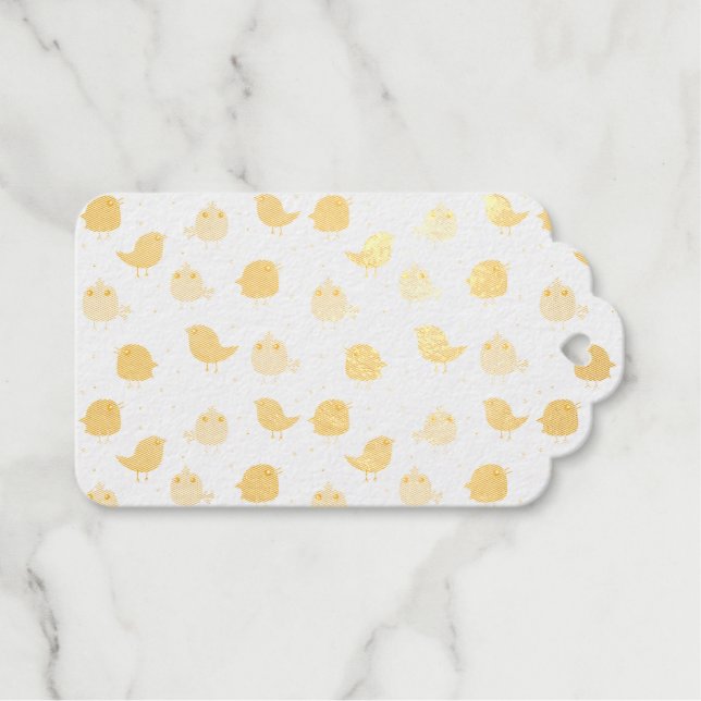 Cute colourful birds  gift tags (Front (Horizontal))