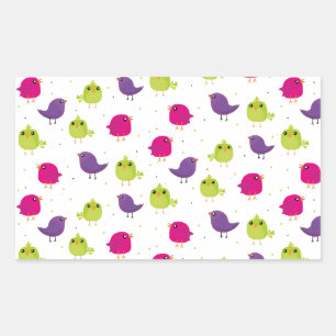 Cute colourful birds  sticker