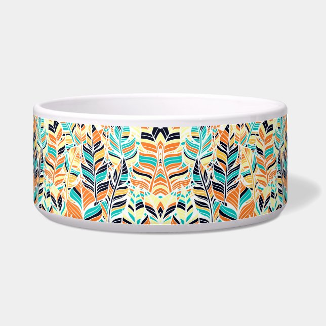 Cute colourful boho leaves pattern (Front)